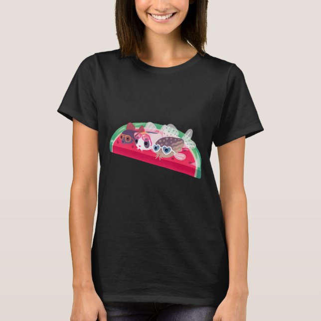 T-shirt Corydoras dans la piscine (Devant)