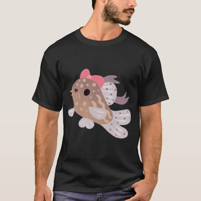 T-shirt Corydoras rub rub - noir (Devant)