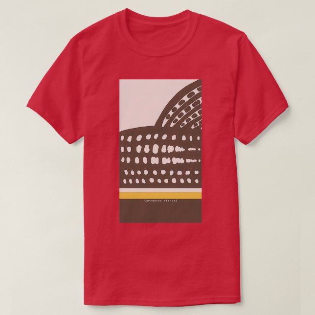 T-shirt Corydoras Sterbai 2 (Design devant)