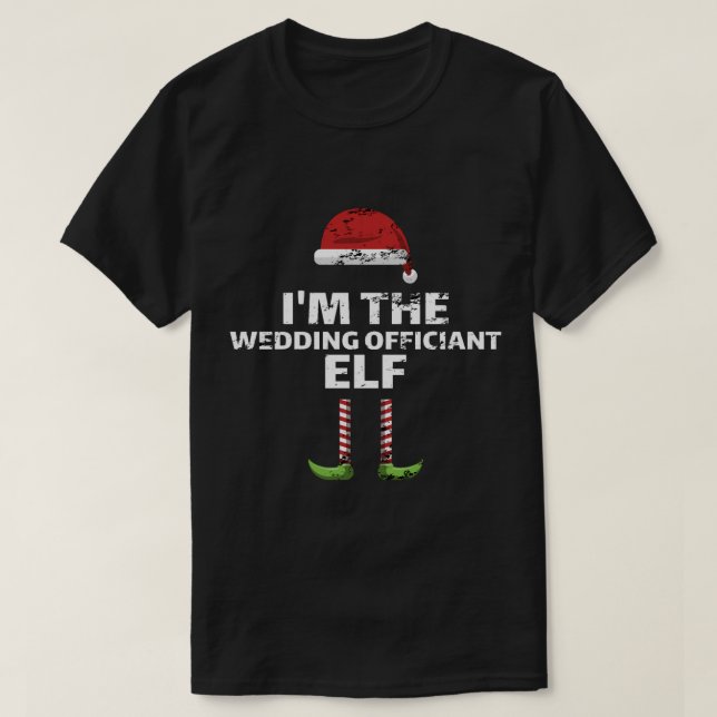 T-shirt Cos du groupe de jumelage elé mariage de Noël (Design devant)