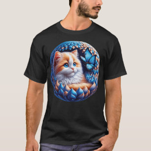 T-shirt Cos Ragdoll Dans Un Poisson