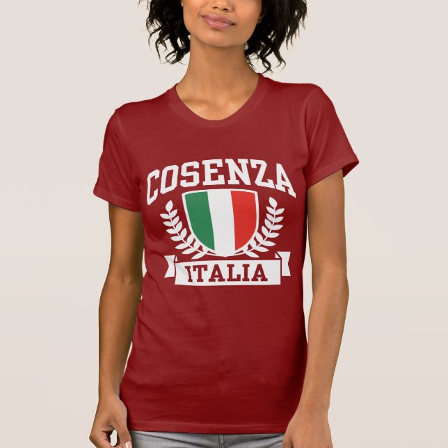 T-shirt Cosenza Italia (Devant)
