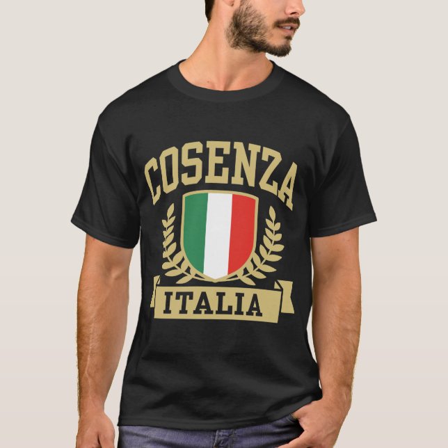 T-shirt Cosenza Italia (Devant)