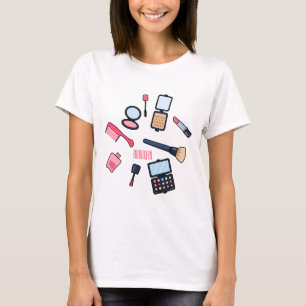T-shirt Cosmétique / maquillage illustration