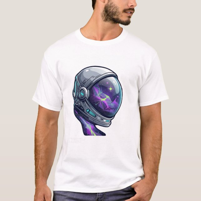 T-Shirt Cosmic Astronaut Gamer | Galaxie spatiale  (Devant)