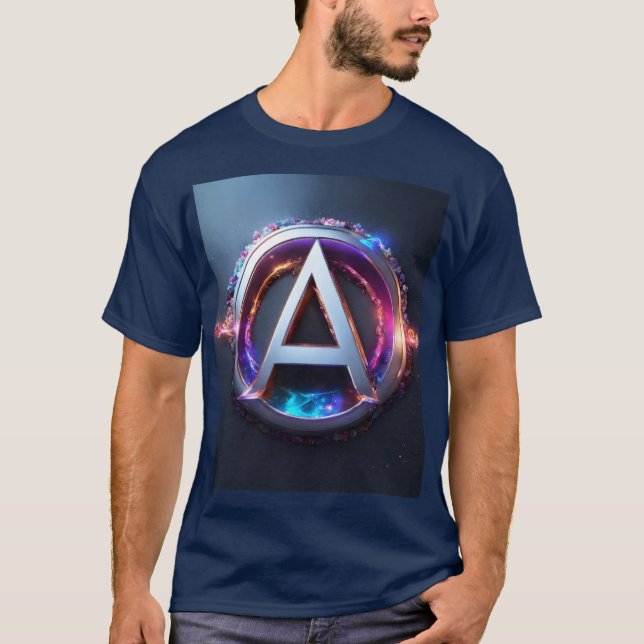 T-shirt Cosmic DJ Spiral - La musique rencontre l'univers (Devant)
