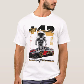 T-shirt Cosmic Drift Astronaut Racer
