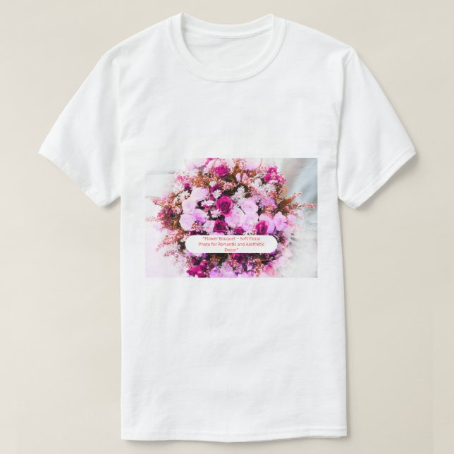 T-shirt Cosmic Flower Dream - Mystical Galaxy Botanical (Design devant)