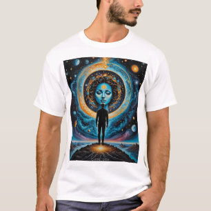 T-shirt Cosmic Troisième Oeil Spirituel Éveil Thé