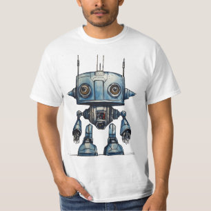 T-Shirt Cosmic Whimsy : sci fi robot design