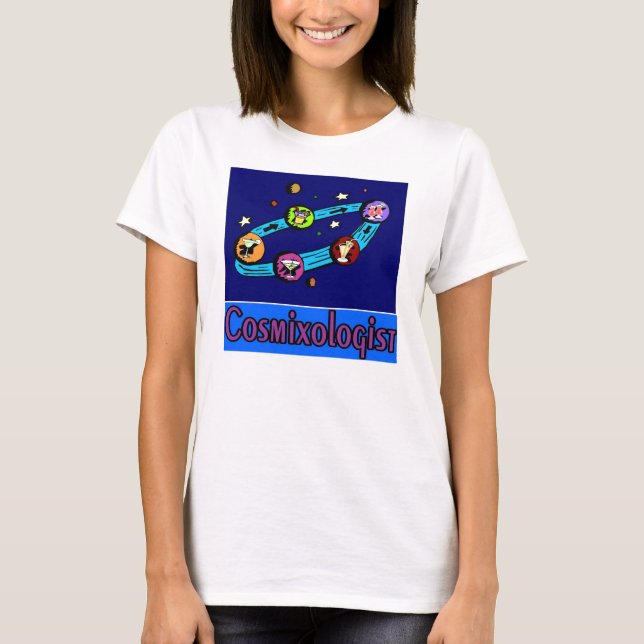 T-shirt Cosmixologiste de l'espace (Devant)