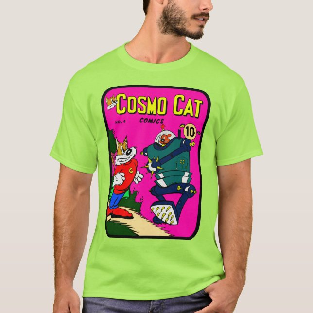 T-shirt Cosmo Cat Comics 1940 (Devant)