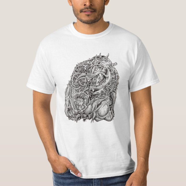 T-shirt Cosmographic Head, par Brian Benson (Devant)
