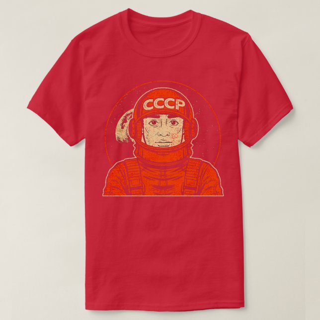 T-shirt Cosmonaute soviétique 4 (Design devant)