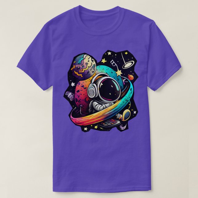 T-shirt Cosmos art cosmos (Design devant)