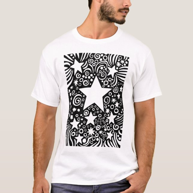 T-shirt Cosmos - Customisé (Devant)