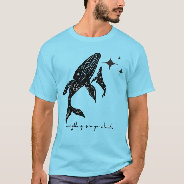 T-shirt "Cosmos dans vos mains" (Devant)