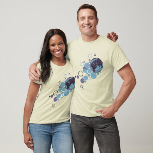 T-SHIRT COSMOS DE GLOBE DE LA TERRE