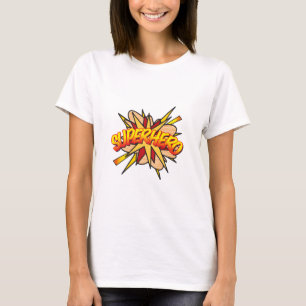 T-shirt Cosplay Comédie Livre Pop Art SUPERHERO