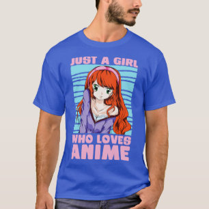 T-shirt Cosplay Otaku Girl Anime