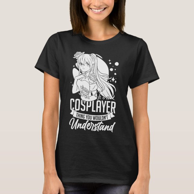T-shirt Cosplaying Anime Cosplayer Idées Cosplay Manga 9 5 (Devant)