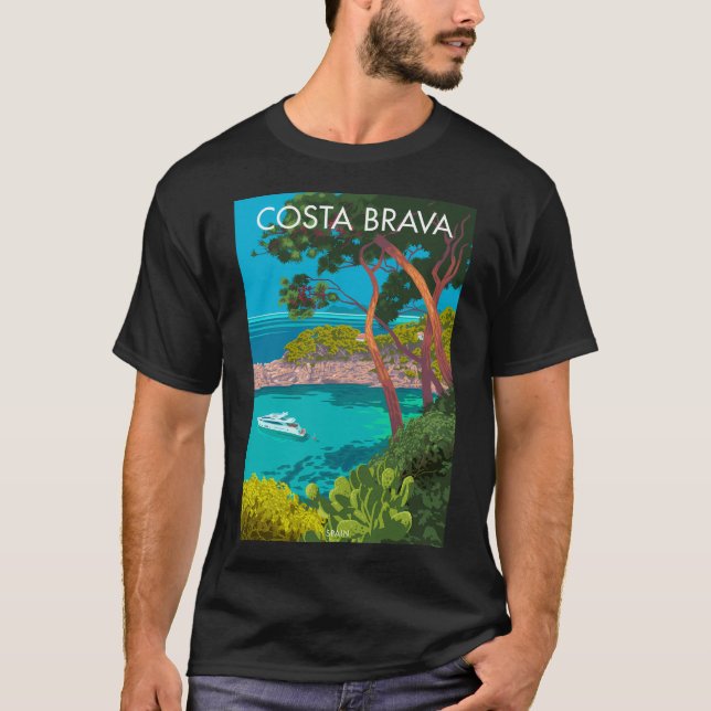 T-shirt Costa Brava Espagne (Devant)