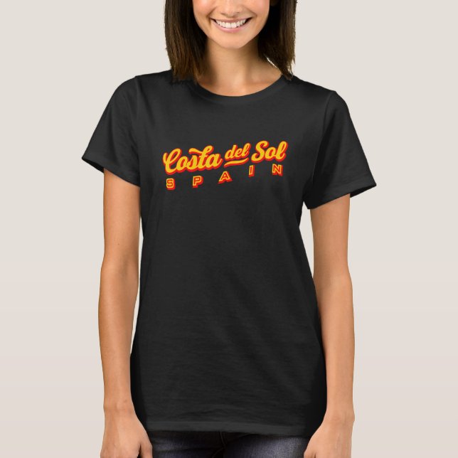 T-shirt Costa del Sol Espagne (Devant)