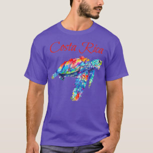 T-shirt Costa Rica Aquarelle Tortue de mer1