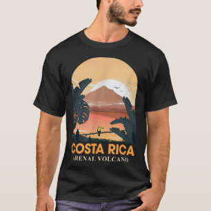 T-shirt Costa Rica Arenal Volcano Voyage Plage été Vaca