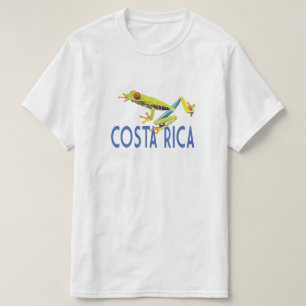 T-shirt Costa Rica avec grenouille aux yeux rouges