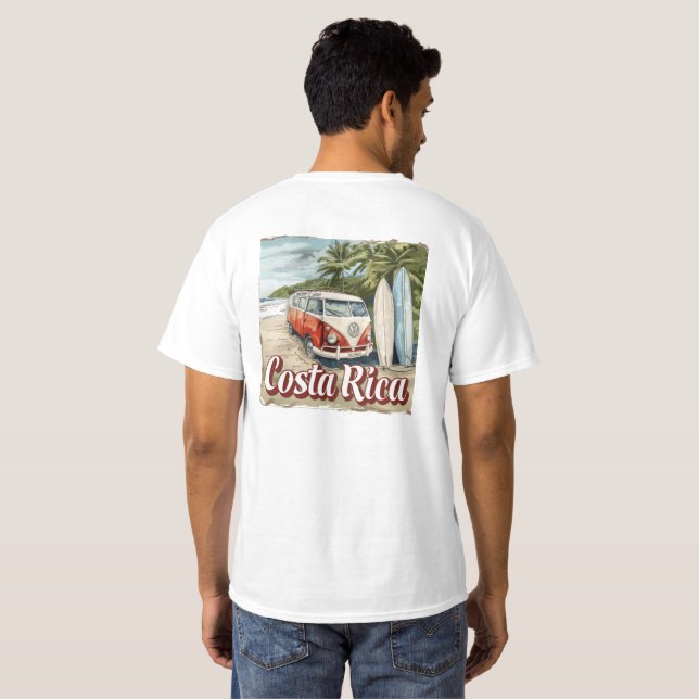 T-shirt Costa Rica Beach T Shirt (Dos entier)