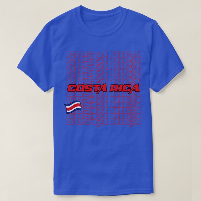 T-shirt Costa Rica Cascade texte 1 (Design devant)