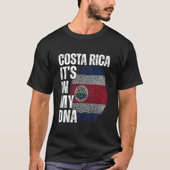 T-shirt Costa Rica C'est dans mon ADN Costa Rica Ticos Hom (Devant)