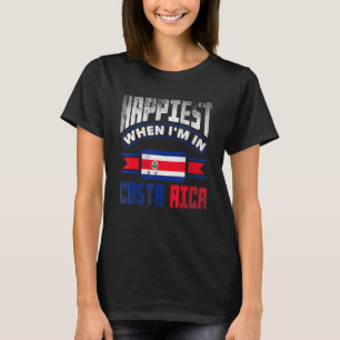 T-shirt Costa Rica Costa Rica Costa Rica Drapeau Le Plus H