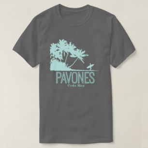 T-shirt Costa Rica Pavones Surfing Beach Souvenir