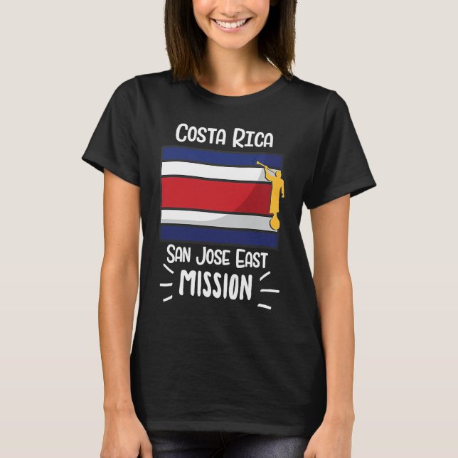 T-shirt Costa Rica San Jose East Mormon LDS Mission Missio (Devant)