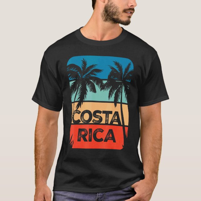T-shirt Costa Rica Souvenir Voyage Voyage Voyage Voyage Re (Devant)