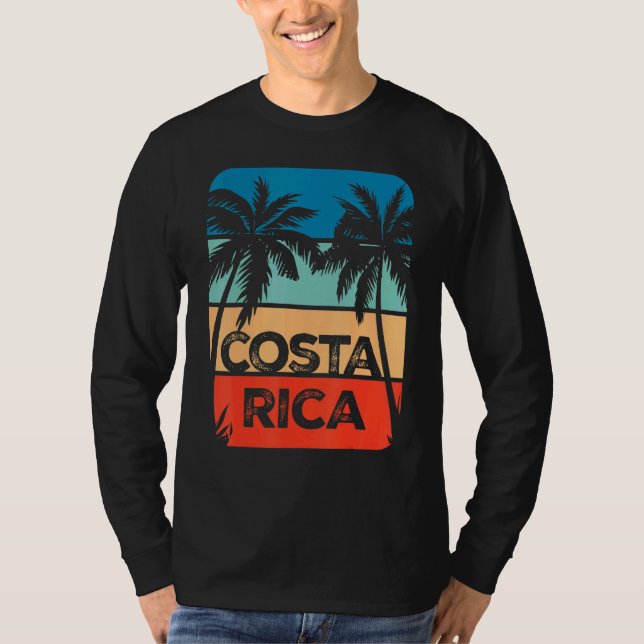 T-shirt Costa Rica Souvenir Voyage Voyage Voyage Voyage Re (Devant)