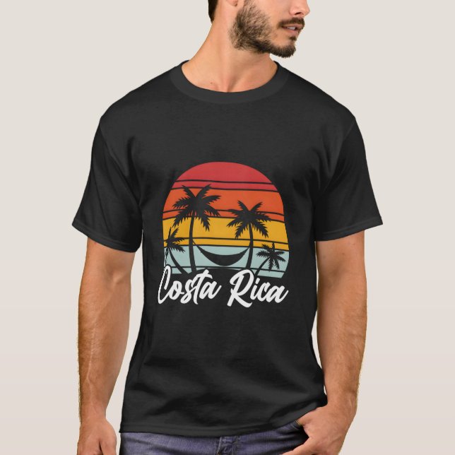 T-shirt Costa Rica Vacation Beach Ocean Summer Costa Rica (Devant)