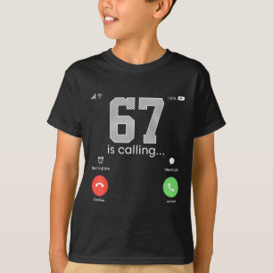 T-shirt Costume amusant pour jeunes de 6 et 7 ans Six Sept