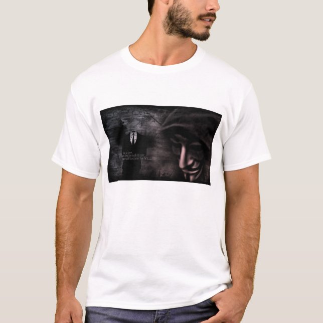 T-shirt Costume anonyme (Devant)