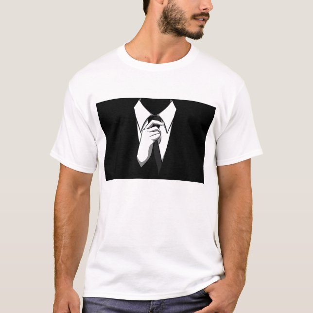 T-shirt Costume anonyme (Devant)