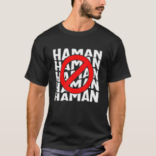 T-shirt Costume anti-Haman de Pourim Hébreu juif Holi