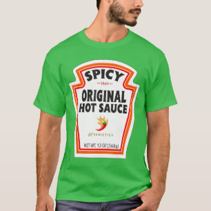 T-shirt Costume assorti Halloween Bouteille de Sauce Chili