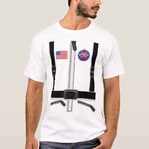 T-shirt Costume astronaute pour enfants Hommes Espace femm