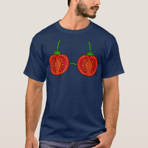T-shirt Costume Bra Tomate Cute Easy Vegetween