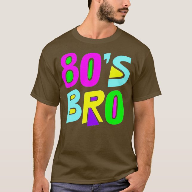 T-shirt Costume Bro 80S (Devant)