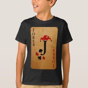 T-shirt Costume Carte Joker Halloween Deck De Cartes