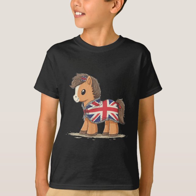 T-shirt Costume Cheval Anglais cool Pour Ny Lovers (Devant)