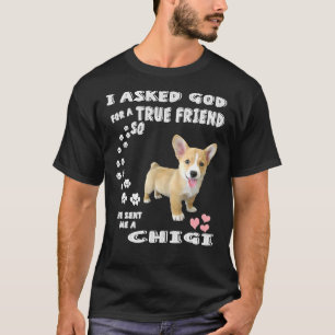 T-shirt Costume Chien Chigi Corgi Chihuahua Maman Papa Chi